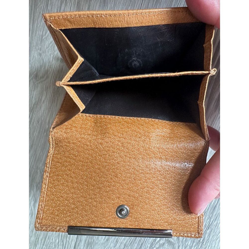 Gucci Pink GG Canvas &  Leather Short Bifold Wallet w Coin Purse - Picture 8 of 13